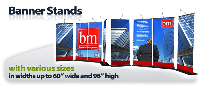 Banner Stands: Large Selection of Banner Stands for Trade Shows